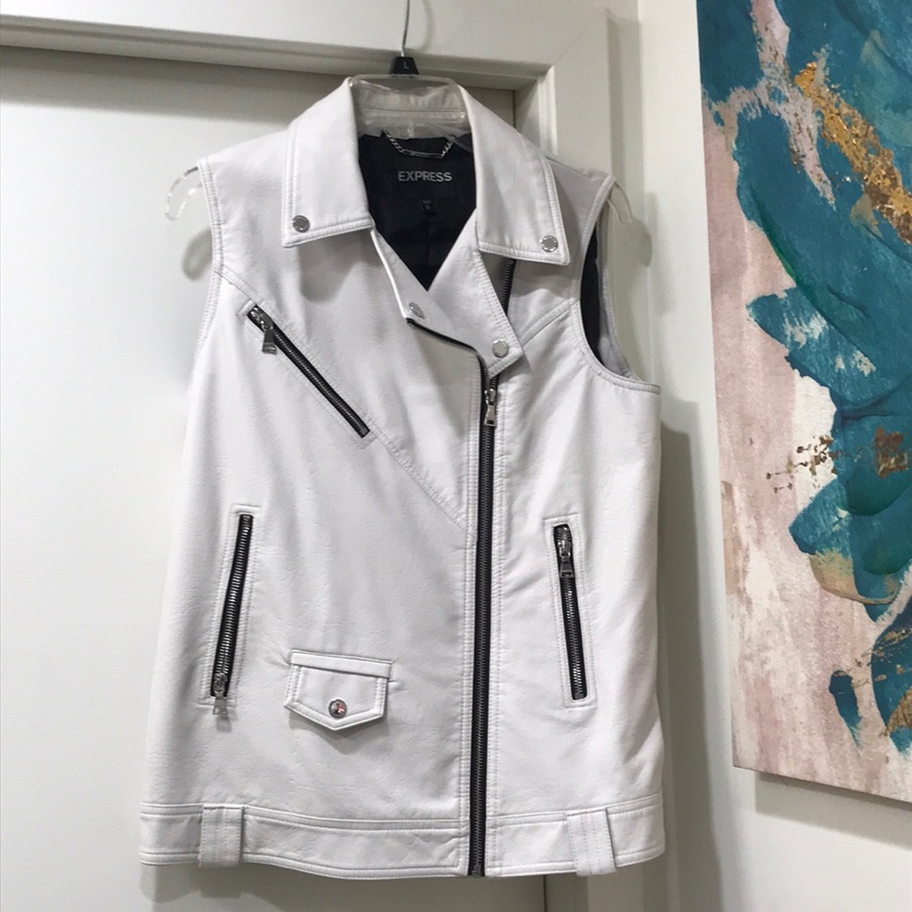Express (faux) Leather Vest